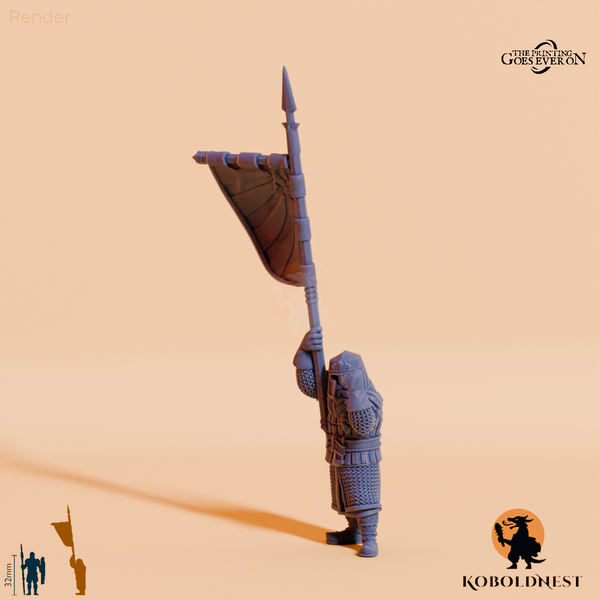 Minenzwerg-Bannerträger