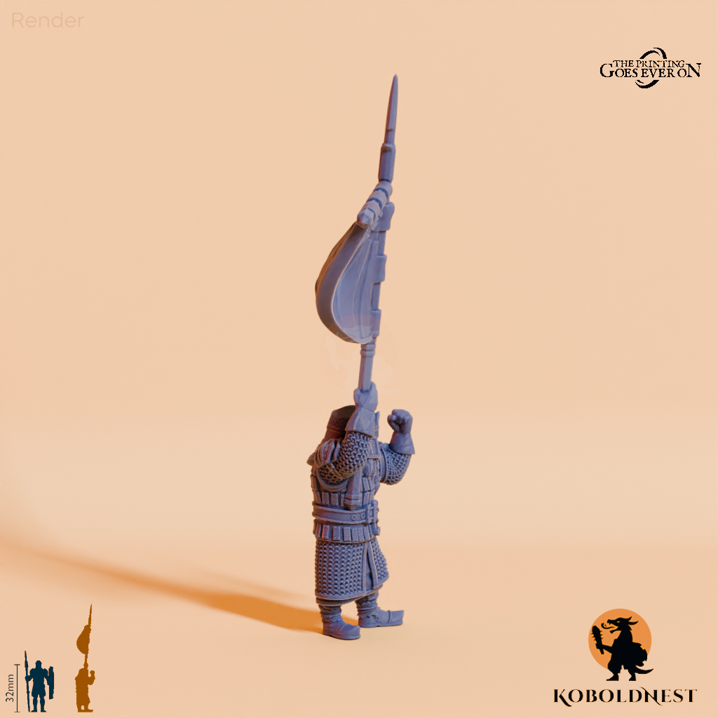 Minenzwerg-Bannerträger