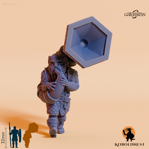 Minenzwerg-Hornbläser