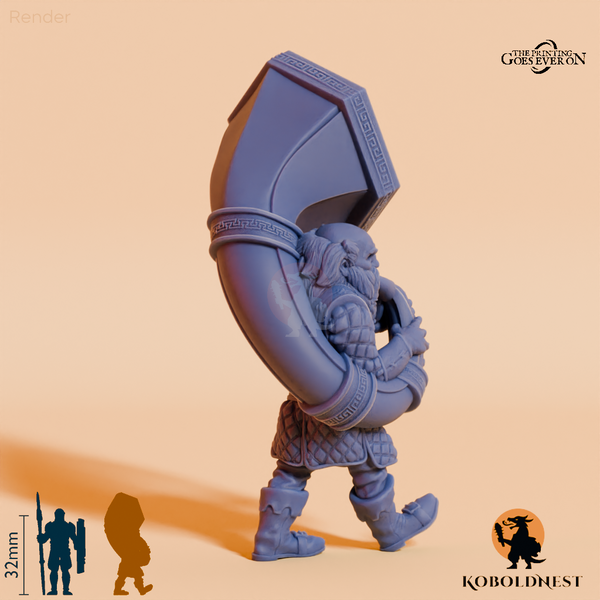 Minenzwerg-Hornbläser