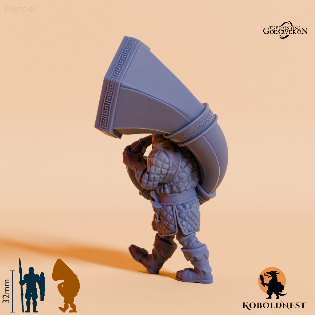 Minenzwerg-Hornbläser