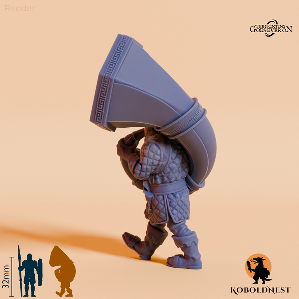 Minenzwerg-Hornbläser