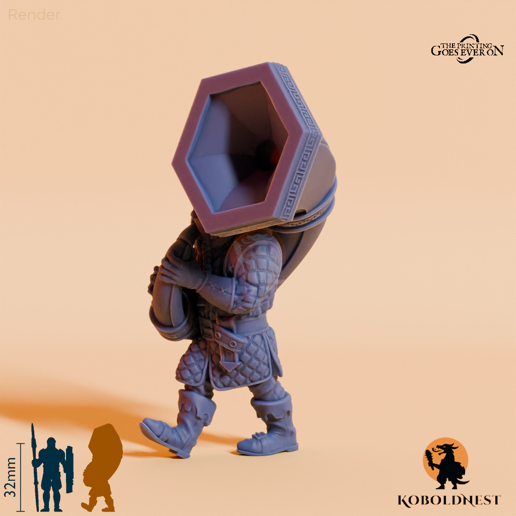 Minenzwerg-Hornbläser