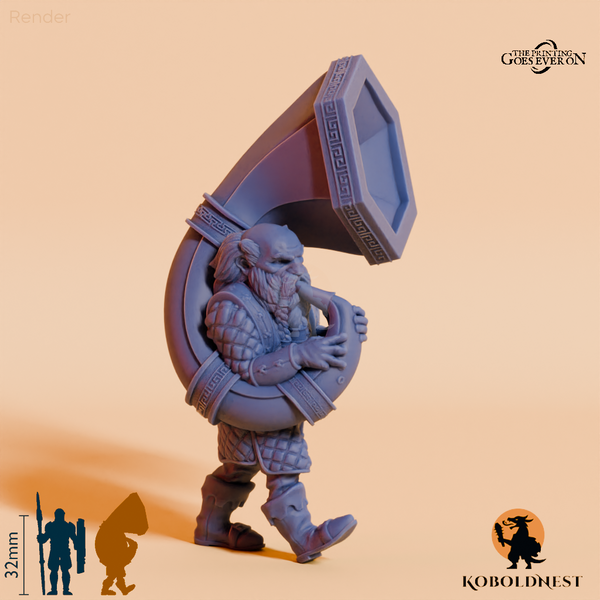 Minenzwerg-Hornbläser