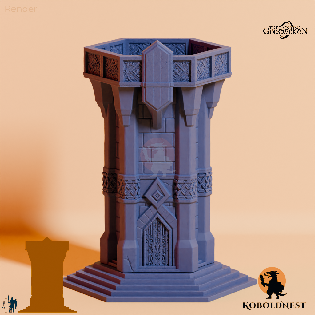 Minenzwerg-Wachturm - Plattform