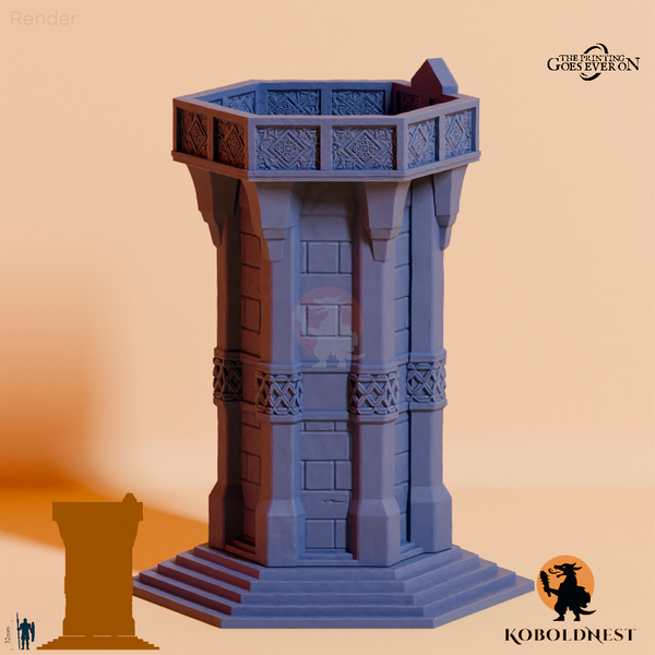 Minenzwerg-Wachturm - Plattform