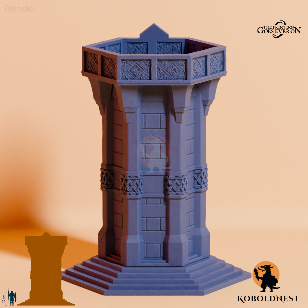 Minenzwerg-Wachturm - Plattform