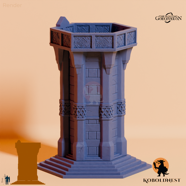 Minenzwerg-Wachturm - Plattform