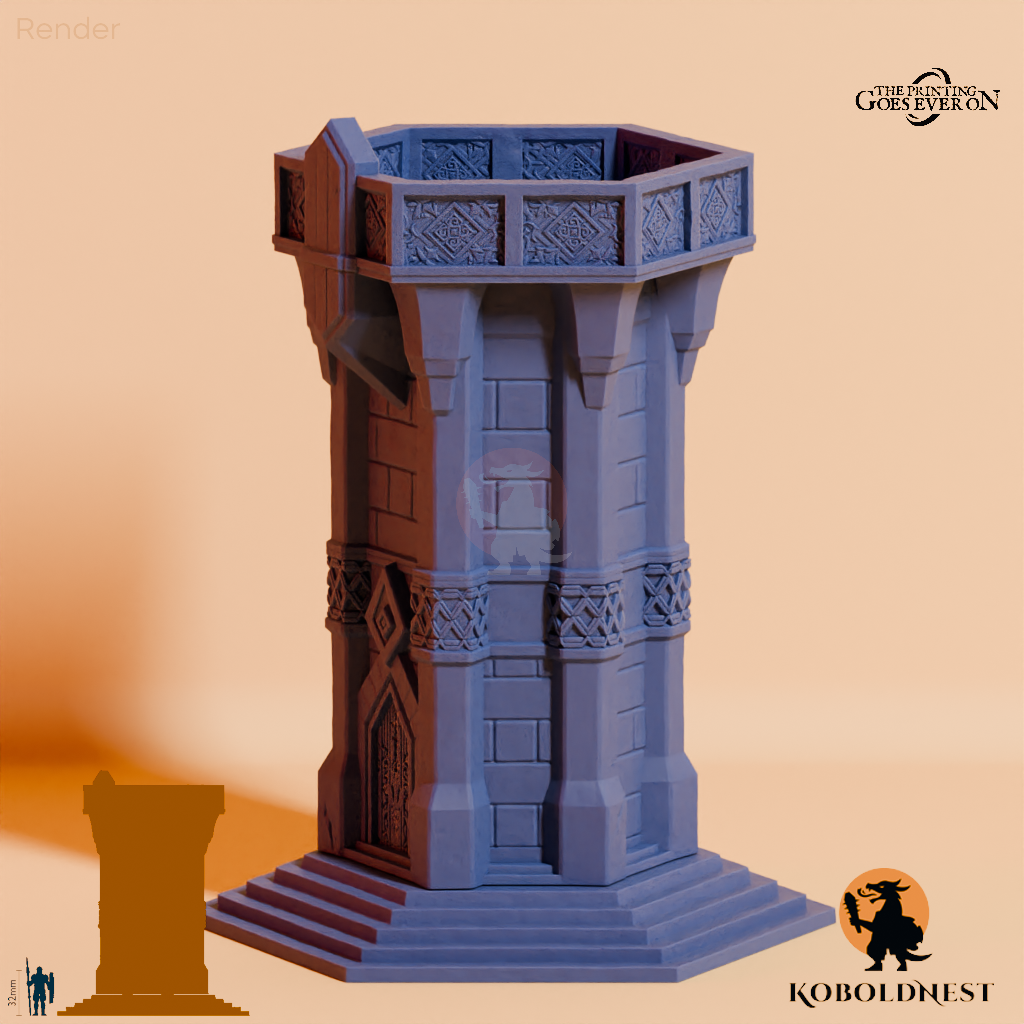 Minenzwerg-Wachturm - Plattform