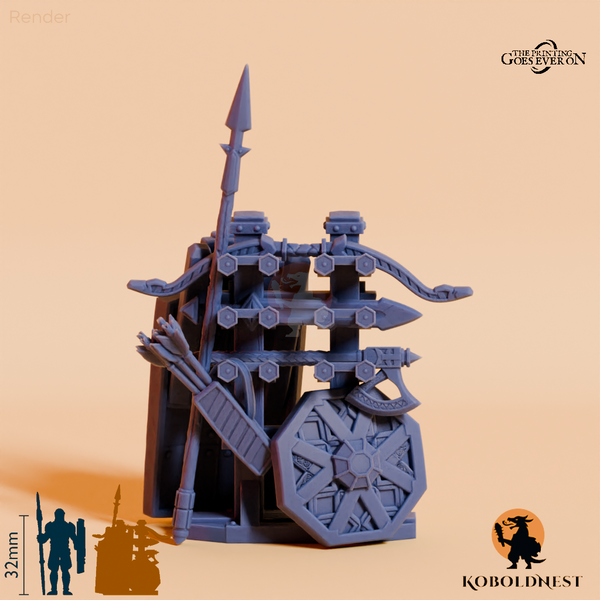 Minenzwerg-Waffenständer