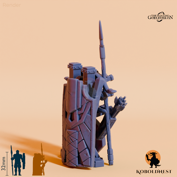 Minenzwerg-Waffenständer