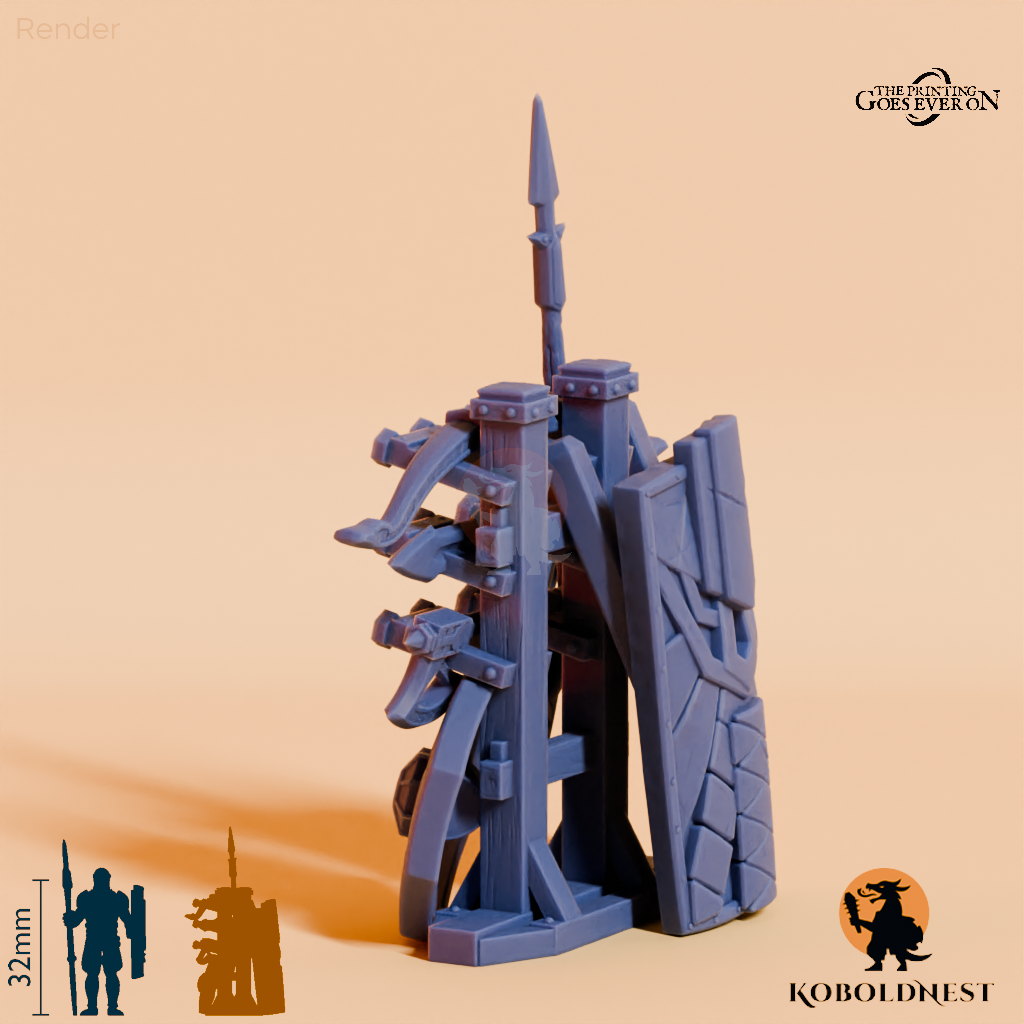 Minenzwerg-Waffenständer