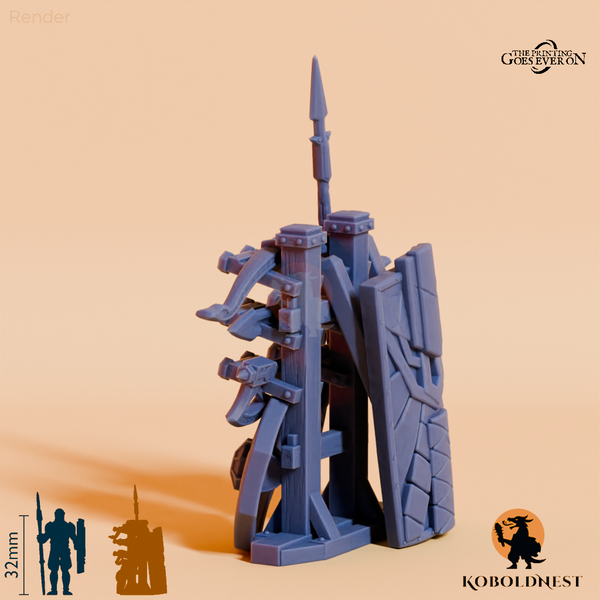 Minenzwerg-Waffenständer