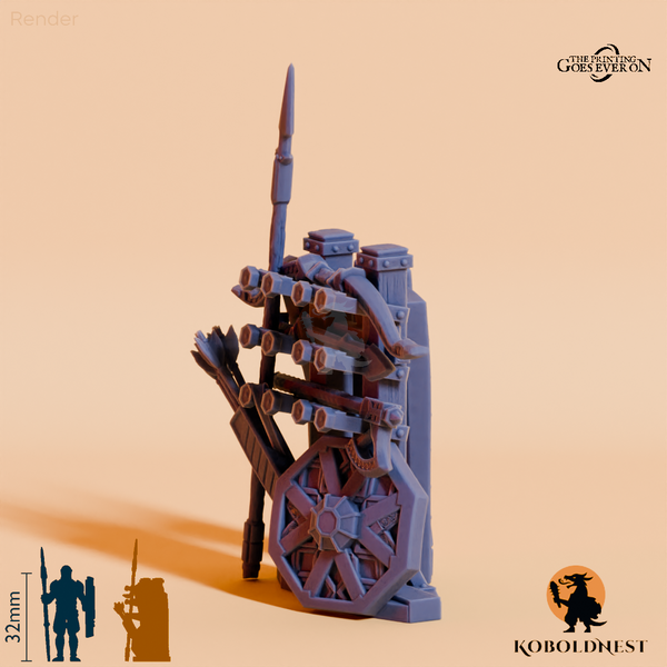 Minenzwerg-Waffenständer