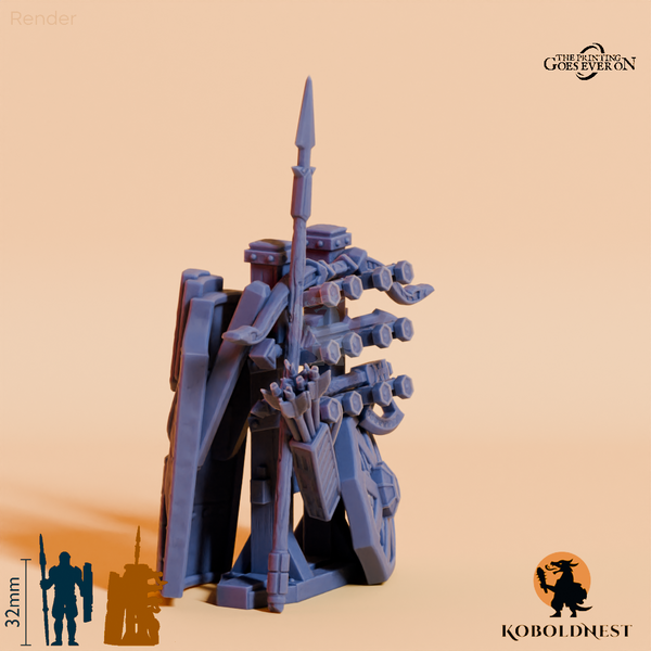 Minenzwerg-Waffenständer