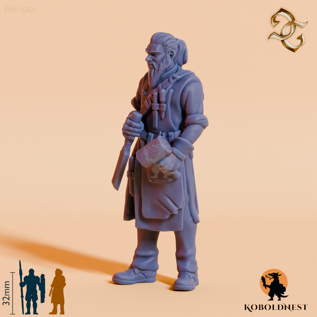 Edwin Woodwright, Zimmermann