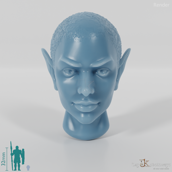 Woman's head - Elfin Kahl