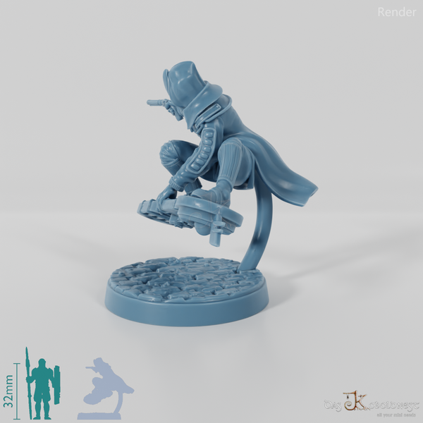 Astralelfen-Surfer mit Maske 01