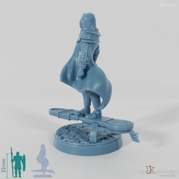 Astralelfen-Surfer mit Maske 02