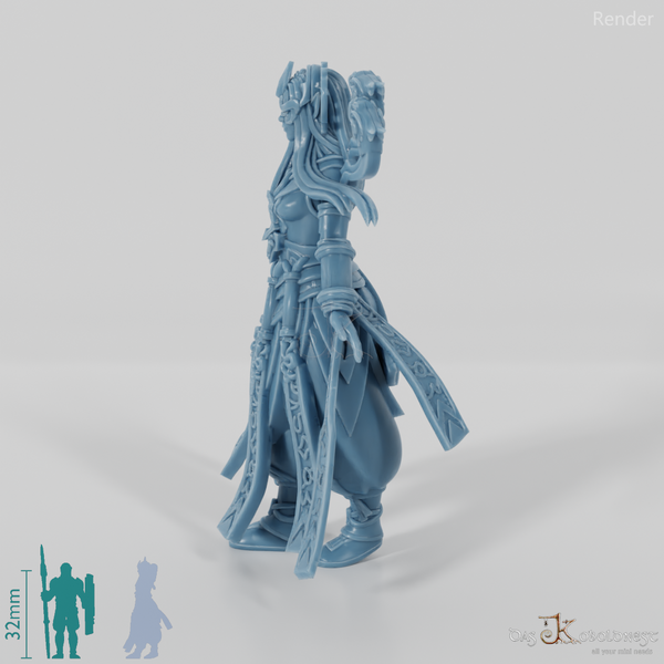 General - Qan Elyse I, the Dragon Queen (masked) - Allaria - BoV