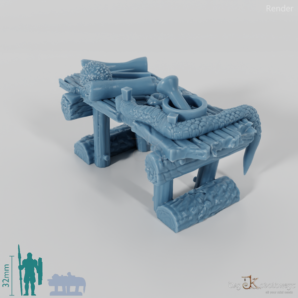 Table - Rough-hewn alchemy table 01