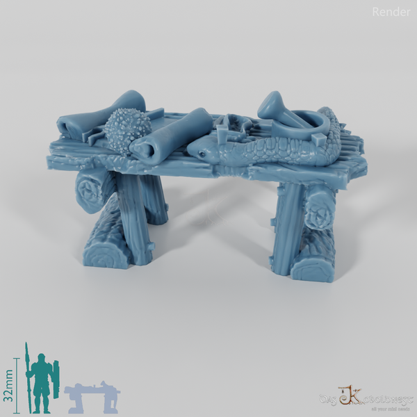 Table - Rough-hewn alchemy table 01