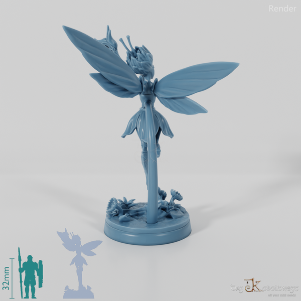 Selige Feen-Harfenistin