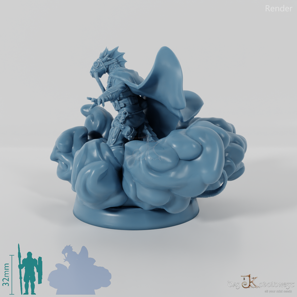 Konala Drax, Dragonborn smoke mage