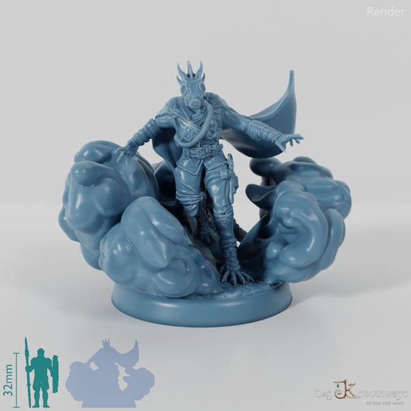 Konala Drax, Dragonborn smoke mage