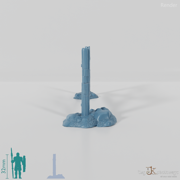 Zaun - Gekreuzter Koppelzaun