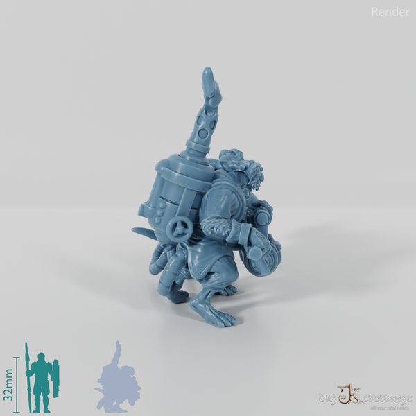 Tecnomancer's Guild flamethrower crew