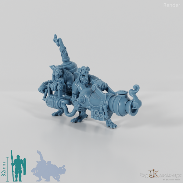 Tecnomancer's Guild flamethrower crew