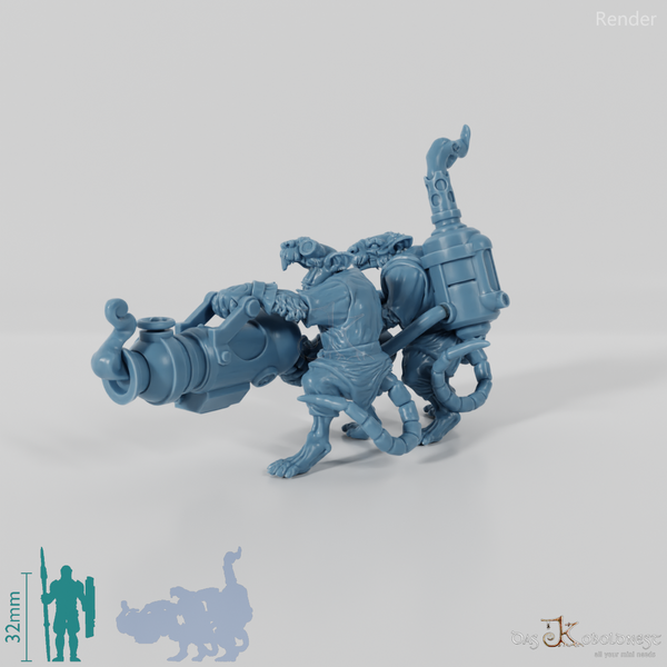 Tecnomancer's Guild flamethrower crew