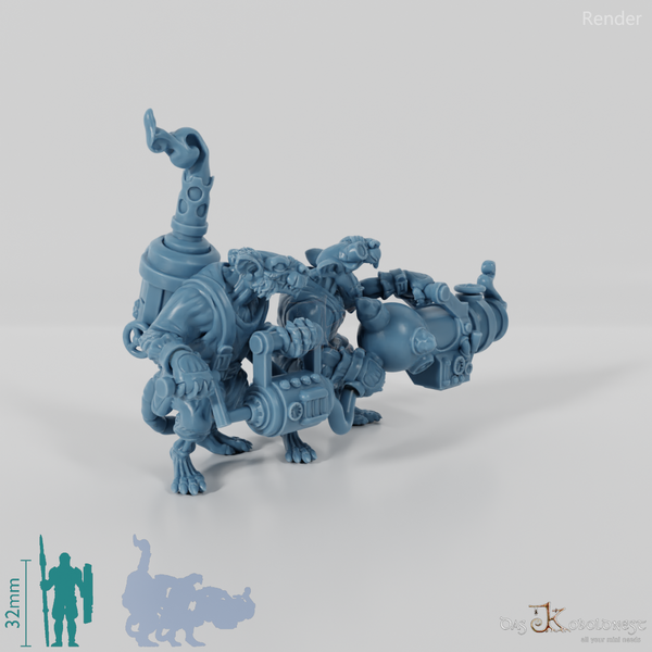 Tecnomancer's Guild flamethrower crew