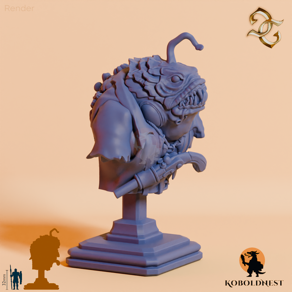 Büste - Jack Vierarm, Tiefseepirat