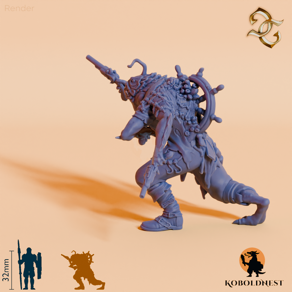 Jack Vierarm, Tiefseepirat