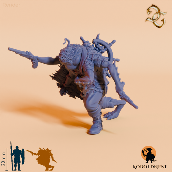 Jack Vierarm, Tiefseepirat