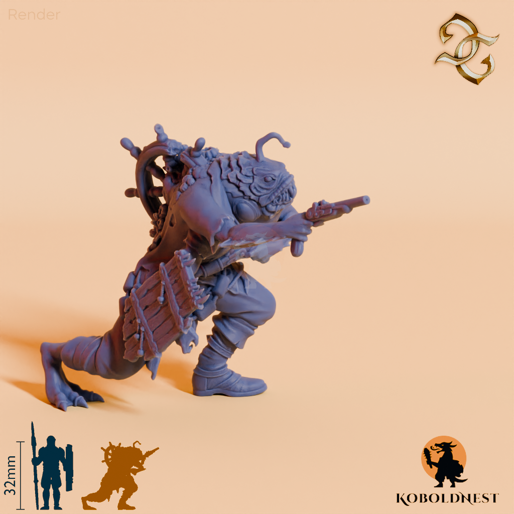 Jack Vierarm, Tiefseepirat