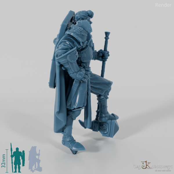 Geisterjäger Fredrick, Halbork-Paladin