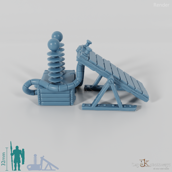 Elektrisierter Versuchstisch