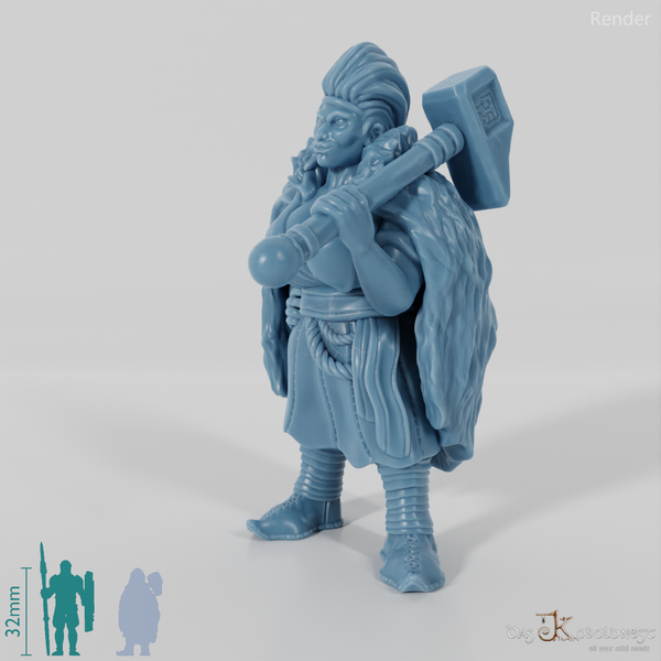 City Folk - Dwarf Woman 01