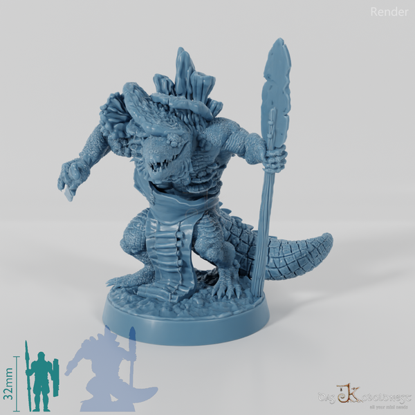 Fungal Infected Crocodile Folk Hunter 01