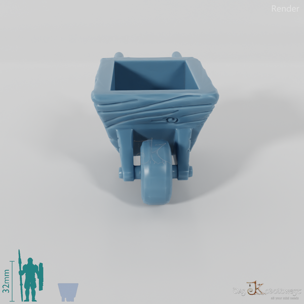 Schubkarre - Große Holzschubkarre