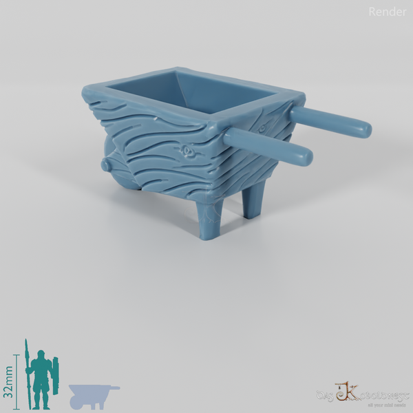 Schubkarre - Große Holzschubkarre