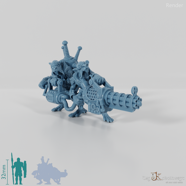 Tecnomancer's Guild Gatling crew