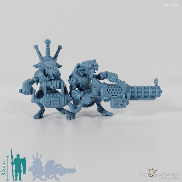 Tecnomancer's Guild Gatling crew