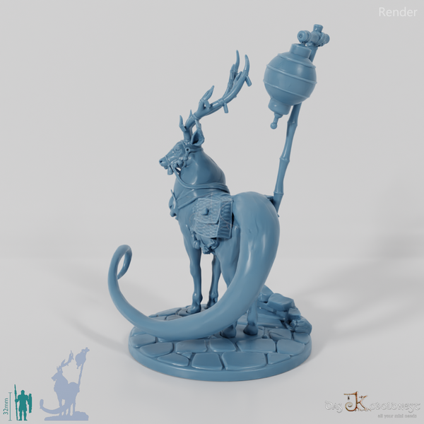 Glade, Gesattelter Geisterhirsch