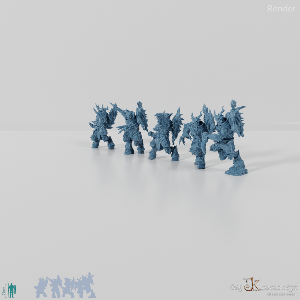 Void Blessed Soldiers - Haunted Gladiators of Wrath Komplettset