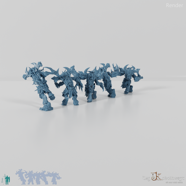 Void Blessed Soldiers - Haunted Gladiators of Wrath Komplettset