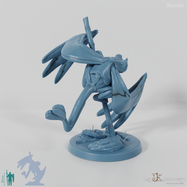 Glork, Gesattelter Flugfrosch